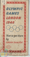 TH\CT\Museum catalogue\3D objects\2008_8_front_th.jpg; 2008.8; London Transport travel guide to the 1948 Olympic Games; Pamphlet